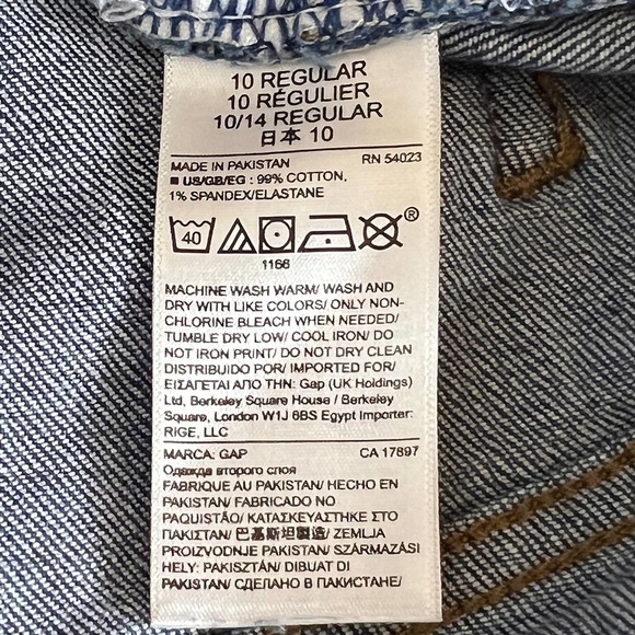 GAP MEDIUM WASH TRUE SKINNY MONACO ANKLE JEANS WOMEN'S SIZE 10‎ - Picture 10 of 11